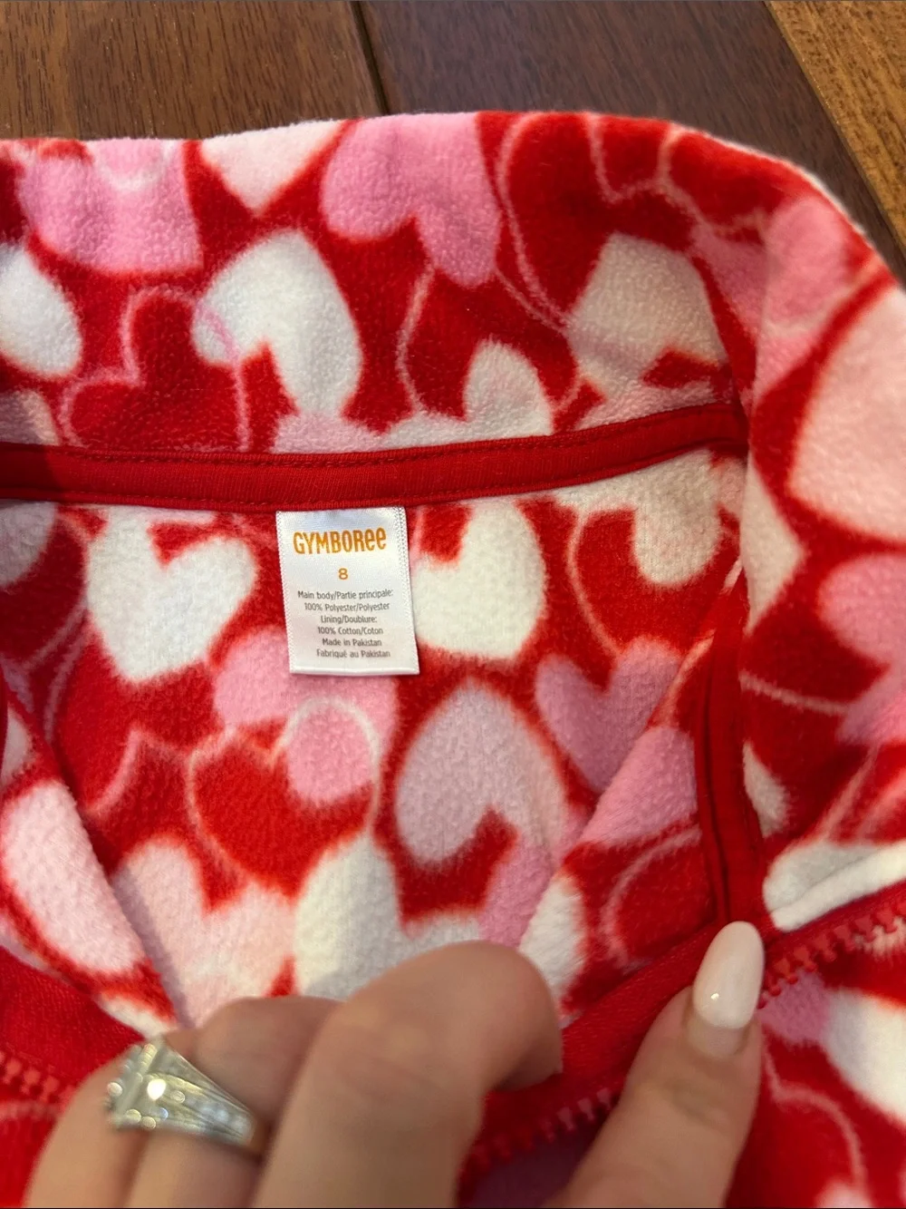 Girls fleece sweatshirt